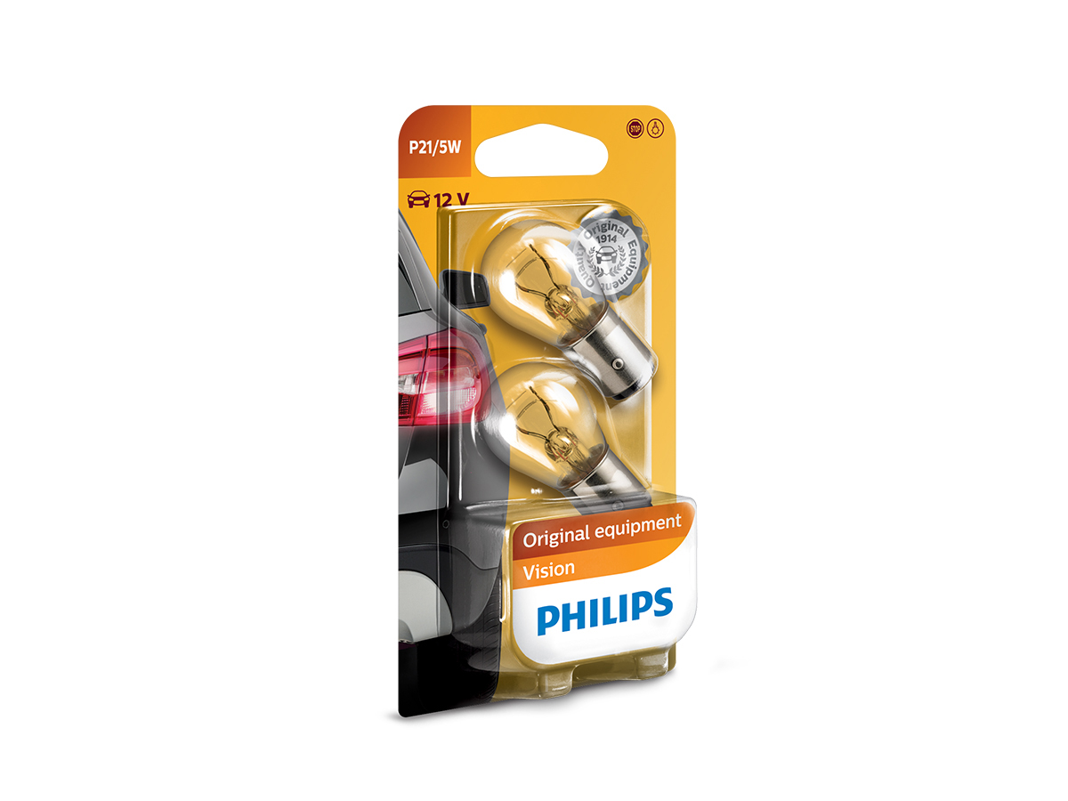 

Philips Żarówki P21/5W Vision +30% więcej światła