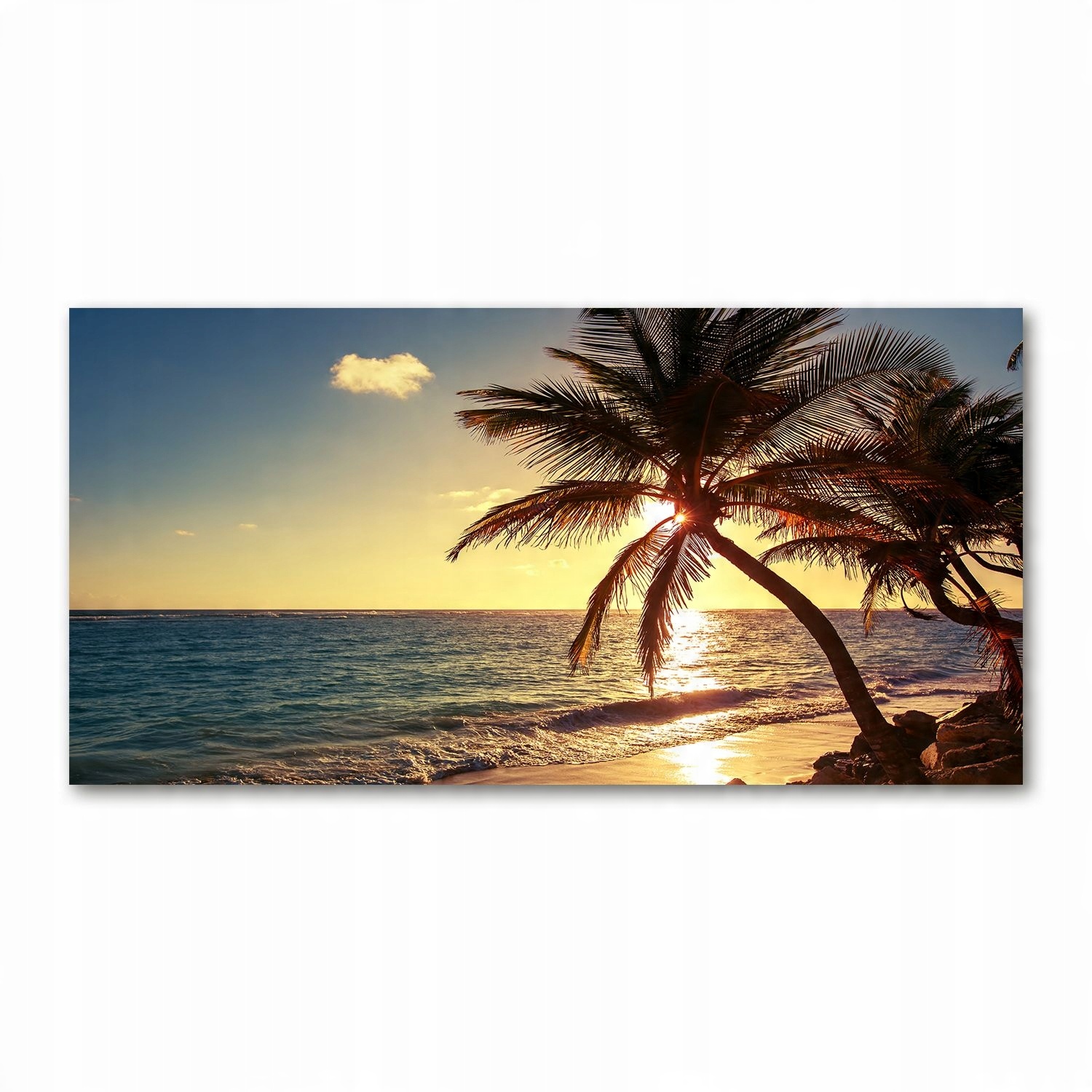 

Foto obraz szklany Tropikalna plaża 140x70