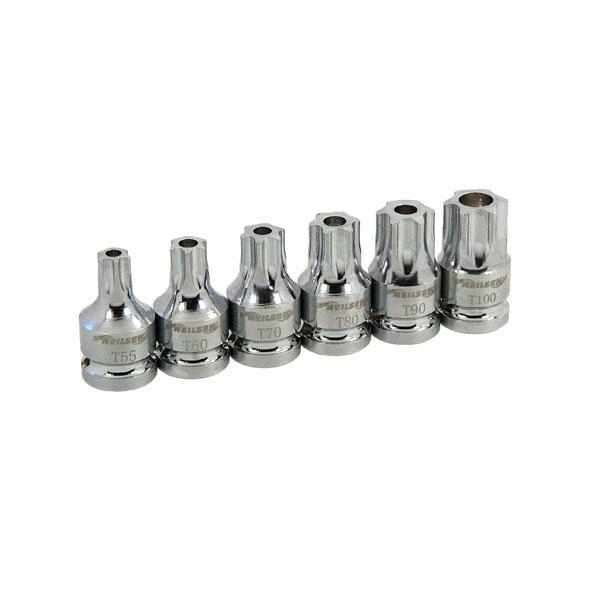 

Nasadki Torx Z Otworem - T55-T100, 6 szt Neilsen