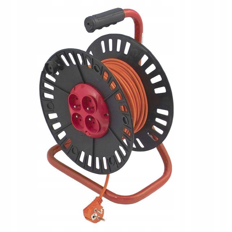 

Przedłużacz Bębnowy Izolacja Gumowa 10 m 3x1,5mm