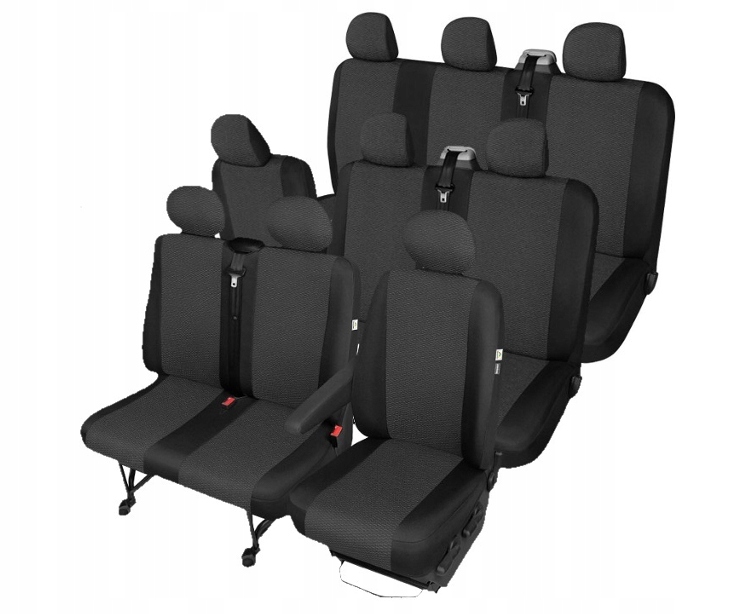 Opel VIVARO 2001-2014 POKROWCE samochodowe 9 OSÓB