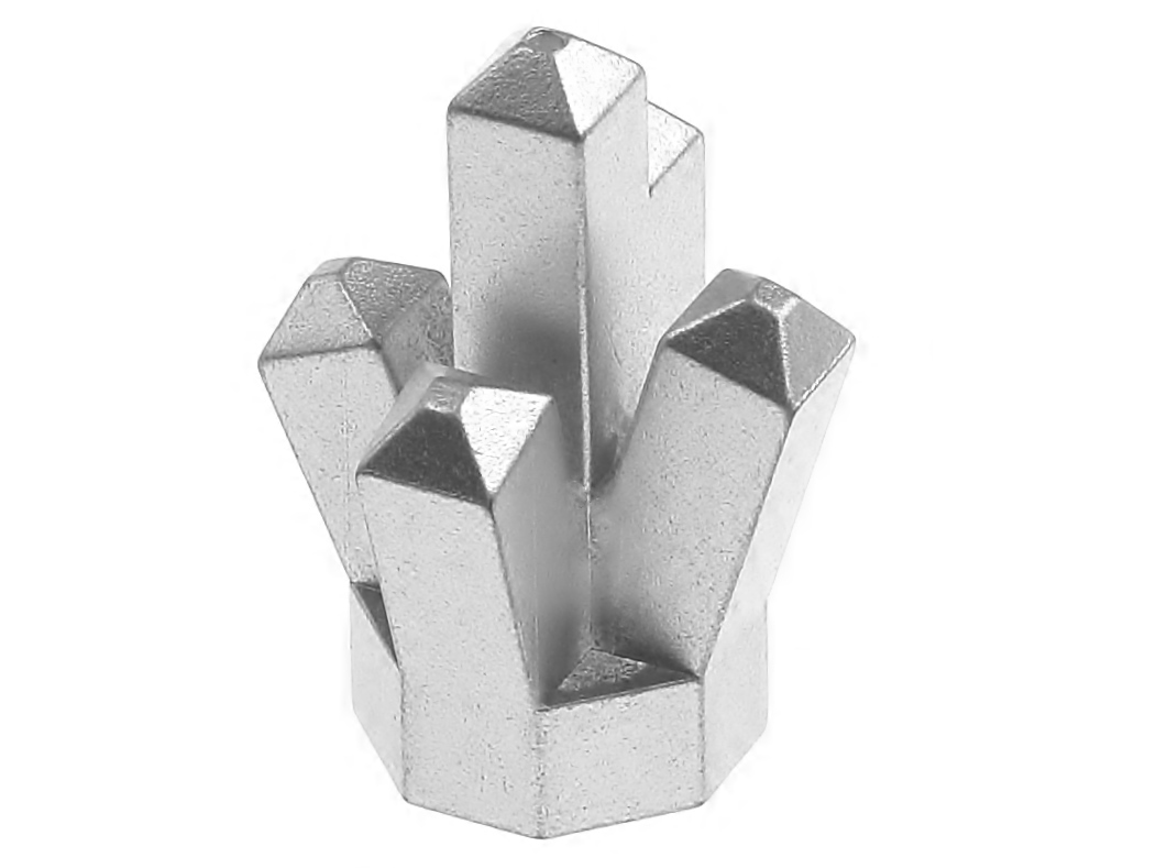 

Lego Kryształ skalny 1x1 30385 srebrny metalik