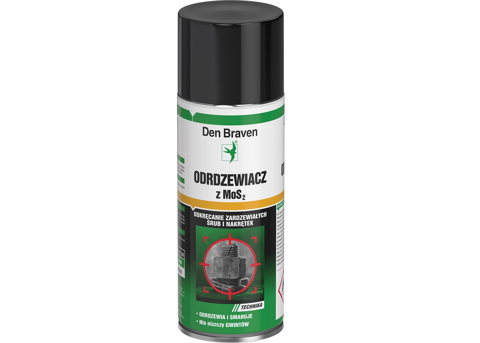Den Braven MoS2 Spray 400 ml Odrdzewiacz Penetrant Mocny Outlet