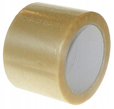 

75mm/60y Taśma Pakowa Klejąca Szeroka Clear Mocna