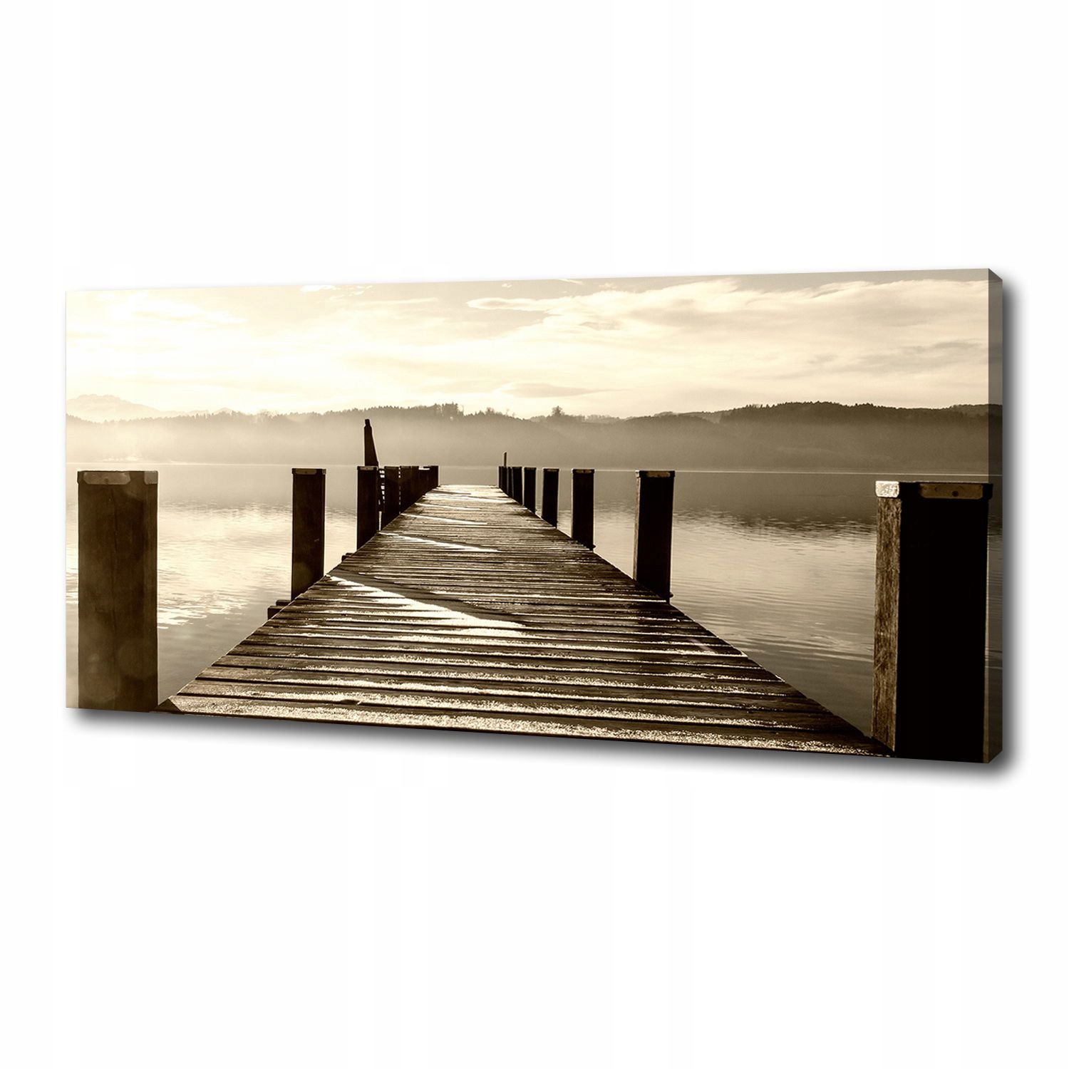 

Foto obraz na płótnie Drewniane molo 125x50 cm