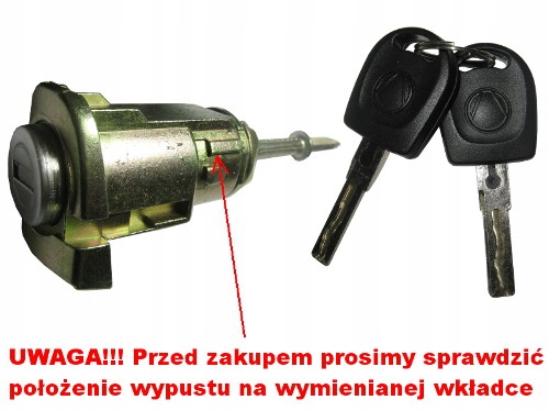 VW PASSAT B5 FL WKŁADKA BĘBENEK ZAMKA DRZWI PRAWA Producent części Inny