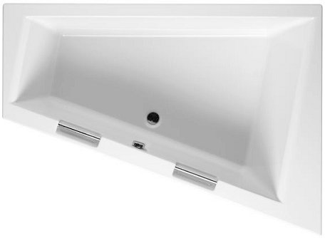 WANNA RIHO DOPPIO 180X130 LEWA + NOŚNIK+NOGI+SYFON