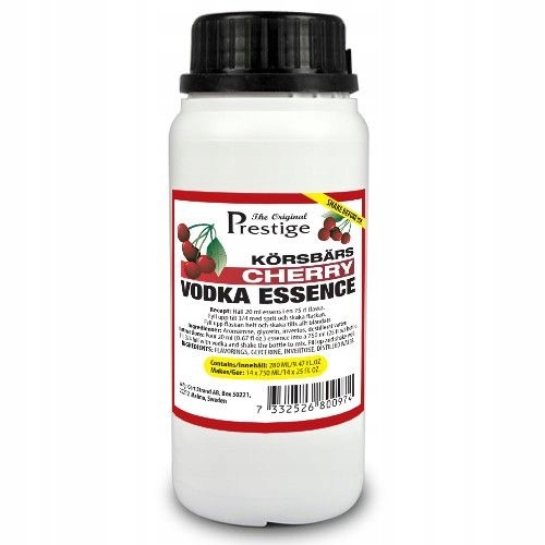Zaprawka prestige cherry vodka wiśniówka 280ml