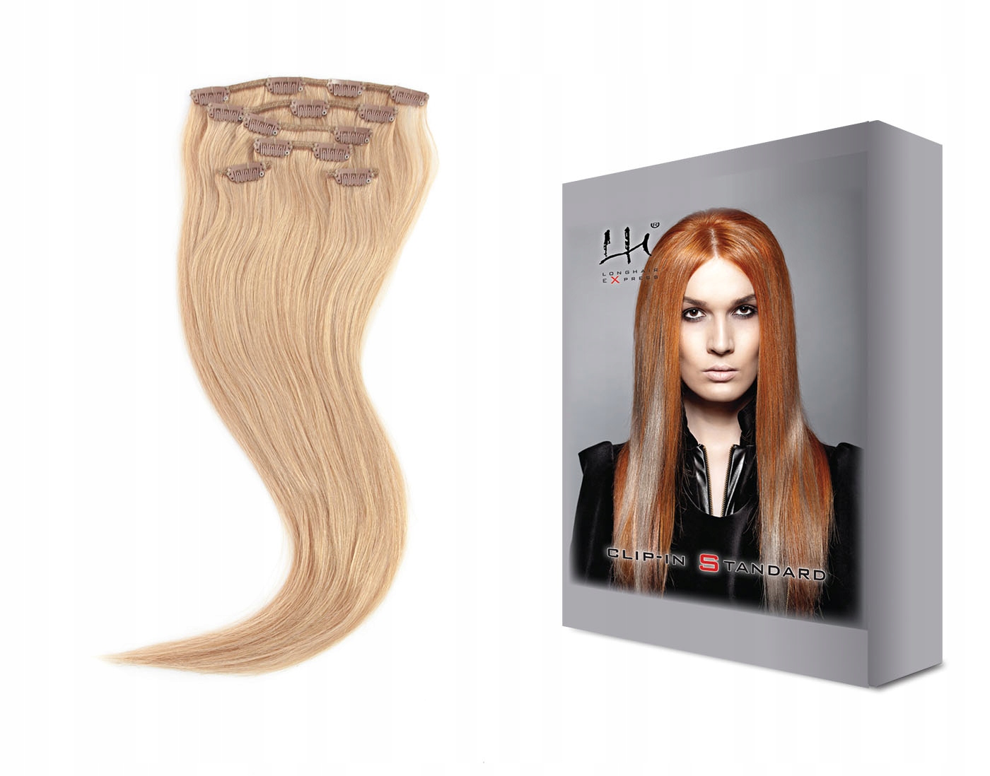 #14 35-40 cm 6dílná sada přírodních vlasů