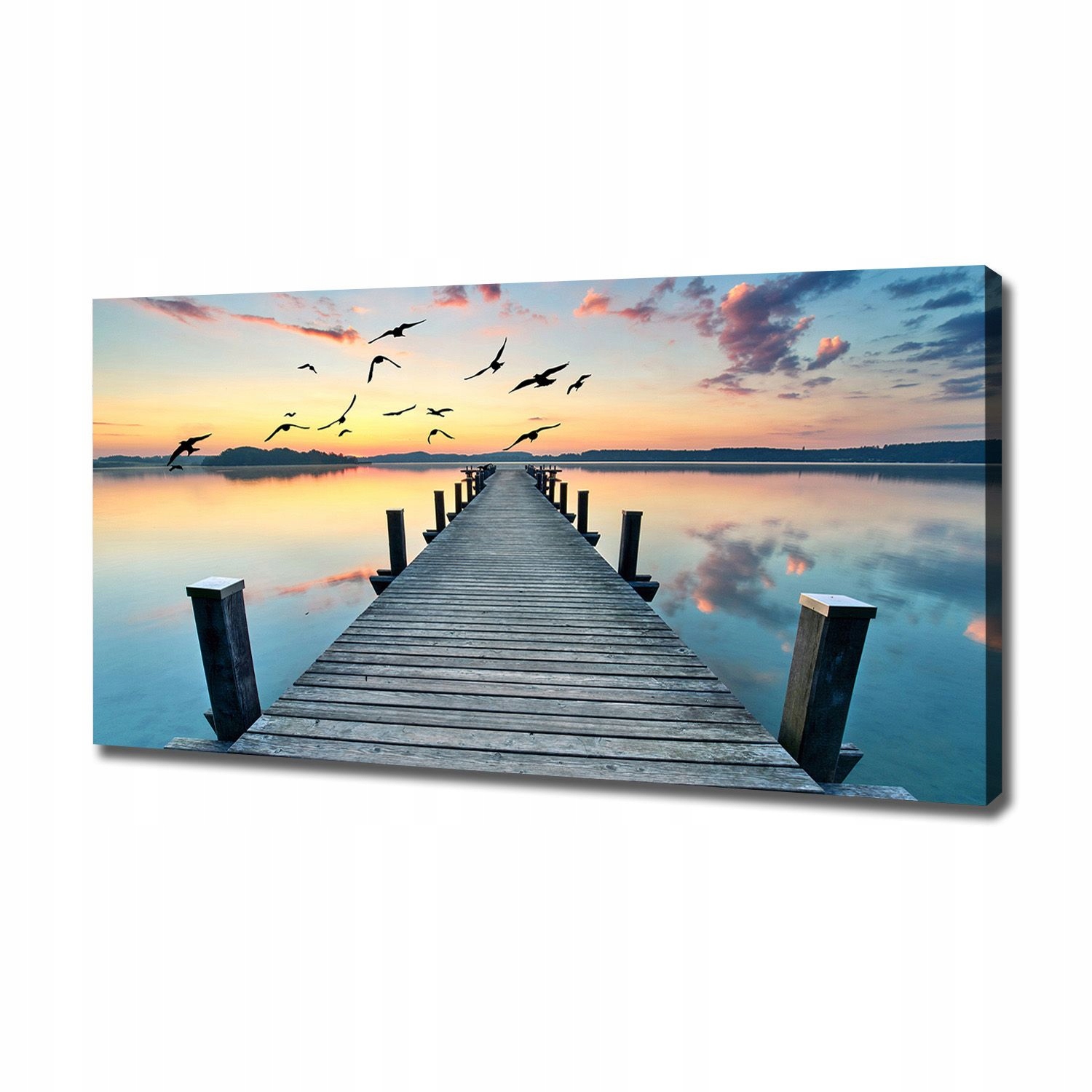 

Foto obraz na płótnie Drewniane molo 120x60 cm