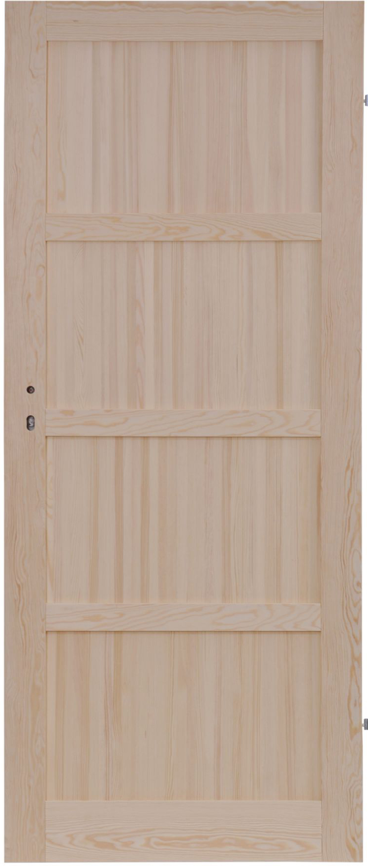 DRZWI SOSNOWE KORNIK QUATRO BEZSĘCZNE PEŁNE 60