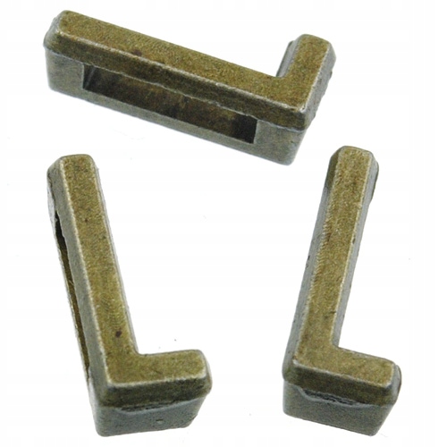 Litera L Ozdobna Nakładka Na Rzemienie 11mm 4szt