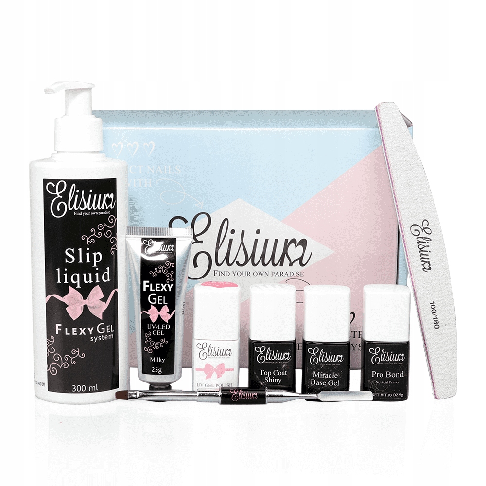 

Elisium Zestaw manicure żelowy FlexyGel Gratisy