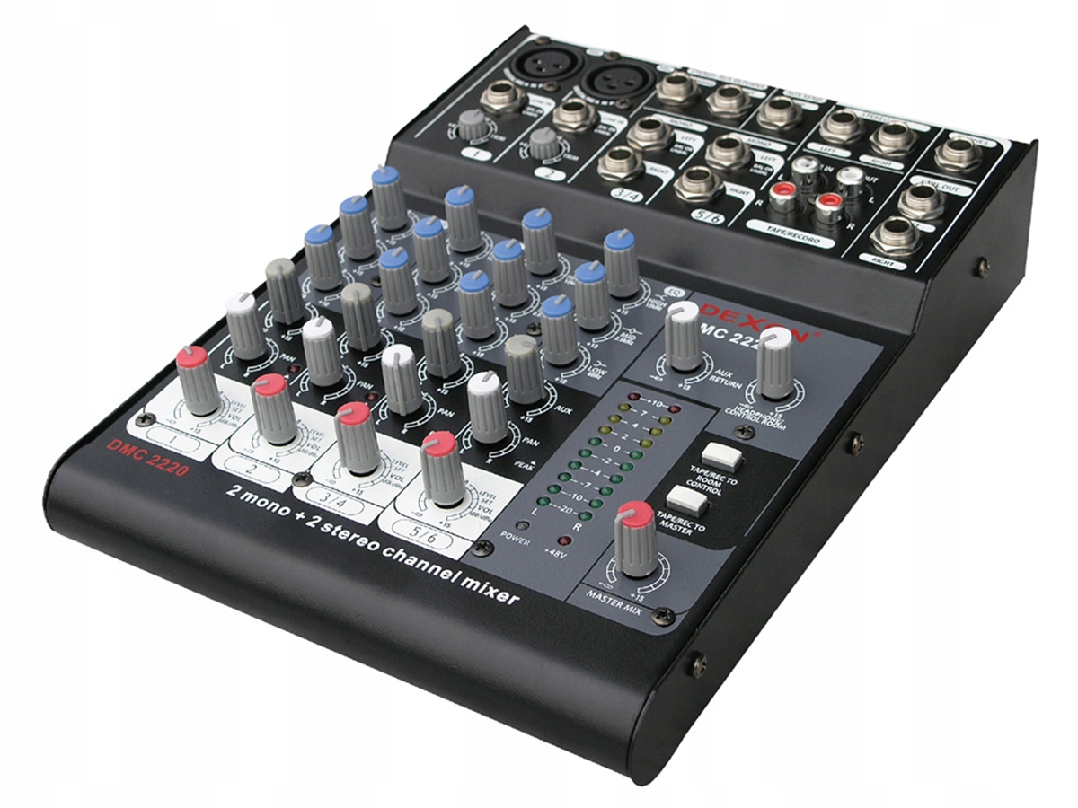 Dexon DMC 2220 Malý analógový mixér s fantómom