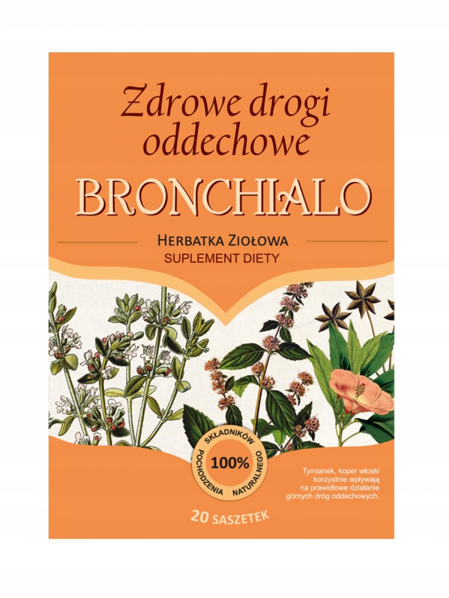 

Herbatka Zdrowe Drogi Oddechowe Bronchialo 20x5g