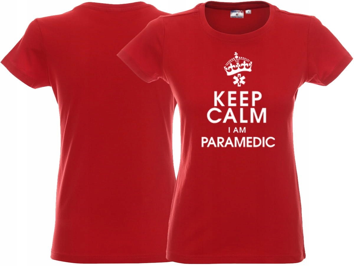 

Koszulka Keep Calm I Am Paramedic Pielęgniarka Prm