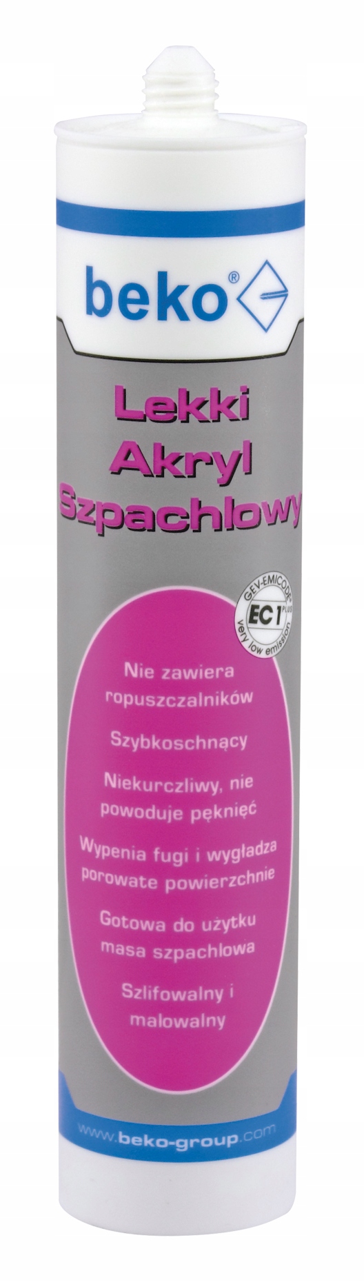 

Beko lekki akryl szpachlowy Biały uszczelniacz