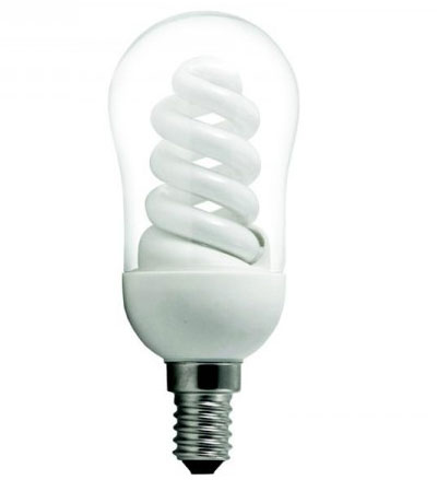 

Świetlówka Energooszczędna 9W=40W E14 mały gwint