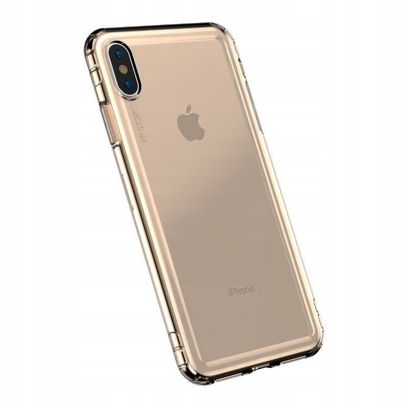 

Baseus Przezroczyste Etui Do iPhone Xs Max Złote