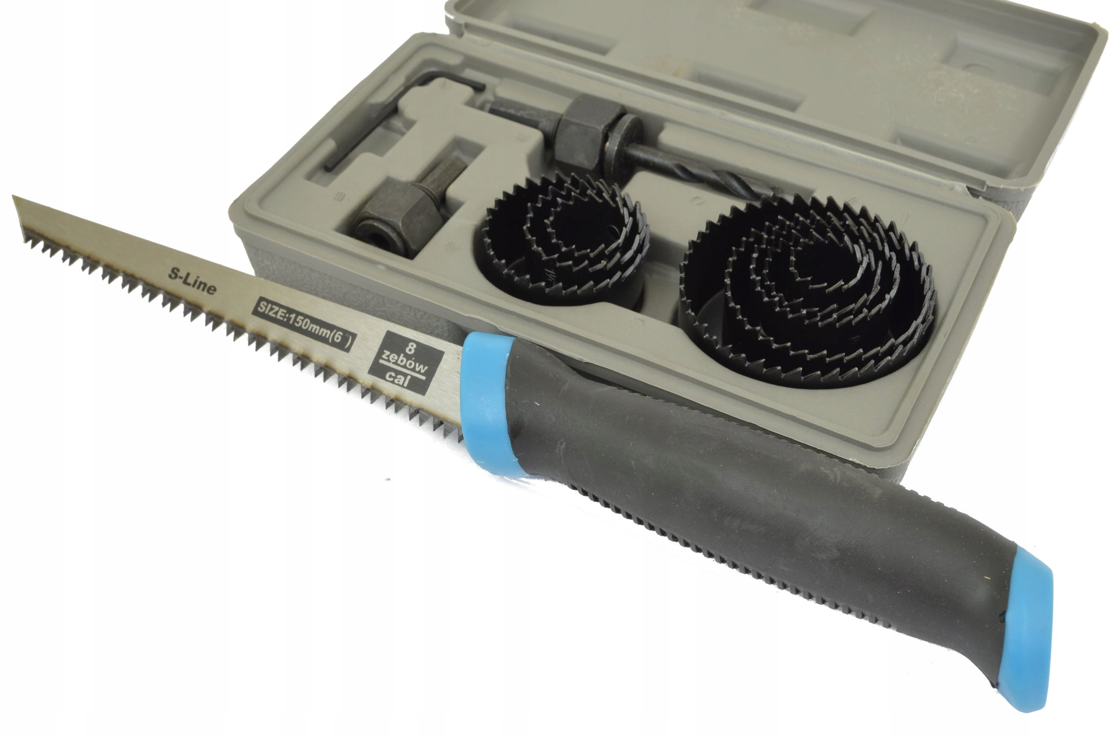 

Komplet Otwornice 11el Piła do płyt g/k 150mm