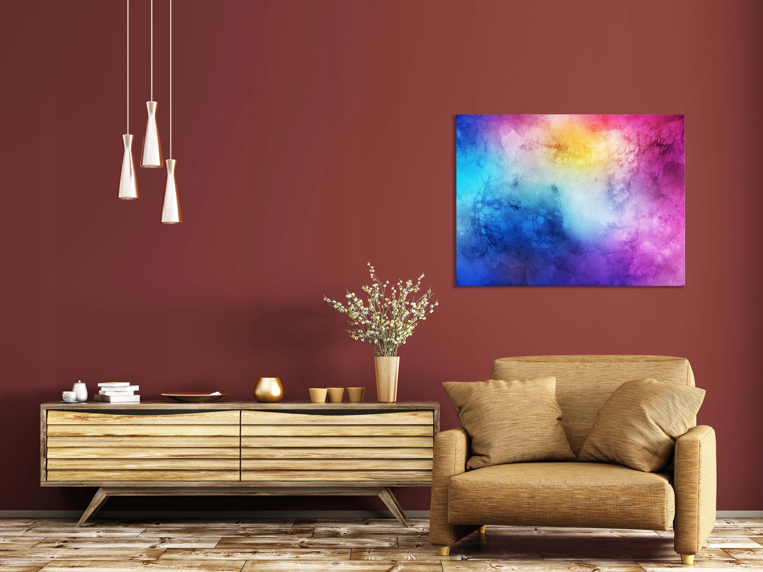 OBRAZ na płótnie ABSTRAKCJA 99005152 120x80 WZORY Szerokość produktu 120 cm