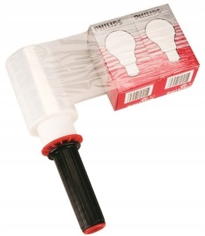 10cm FOLIA DO OKRĘCANIA OWIJANIA MAŁYCH PACZEK Waga netto folii 0.2 kg