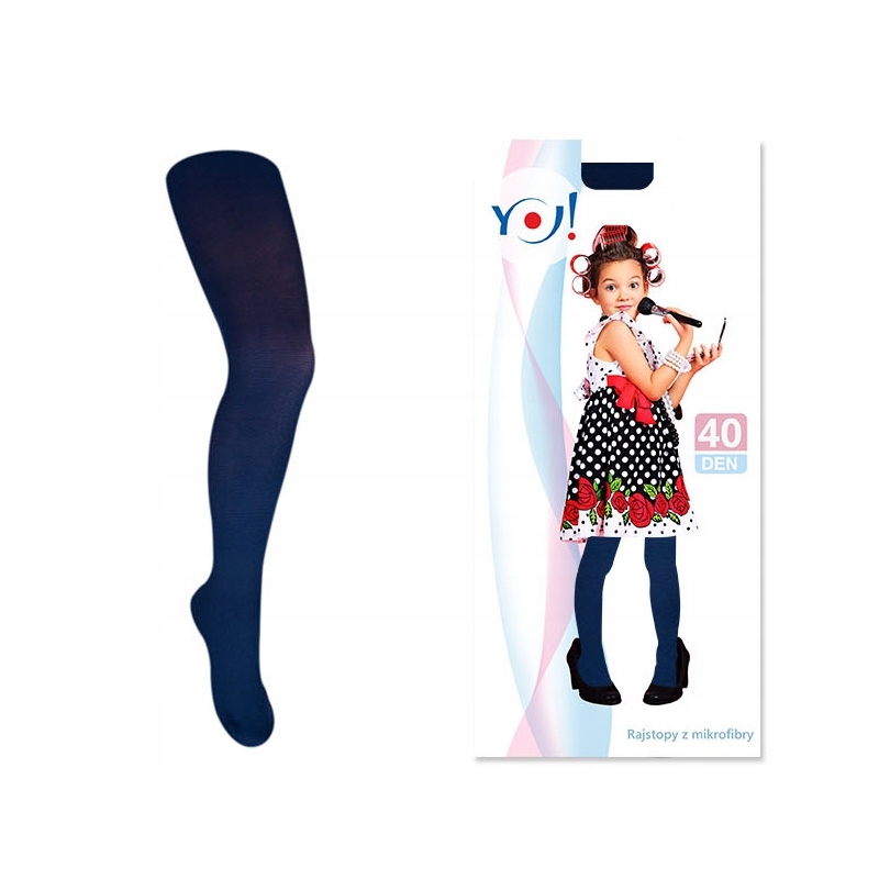 YO Rajstopy MIKROFIBRA 40DEN granatowy 104/110