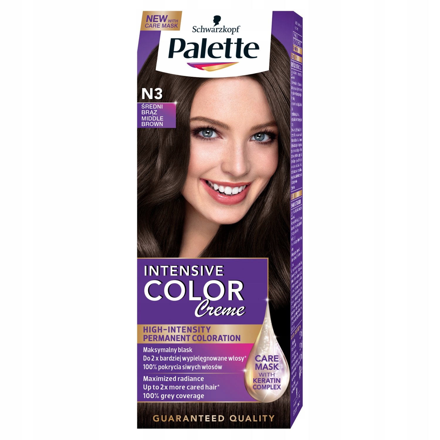 

Palette Farba Do Włosów Średni Brąz N3