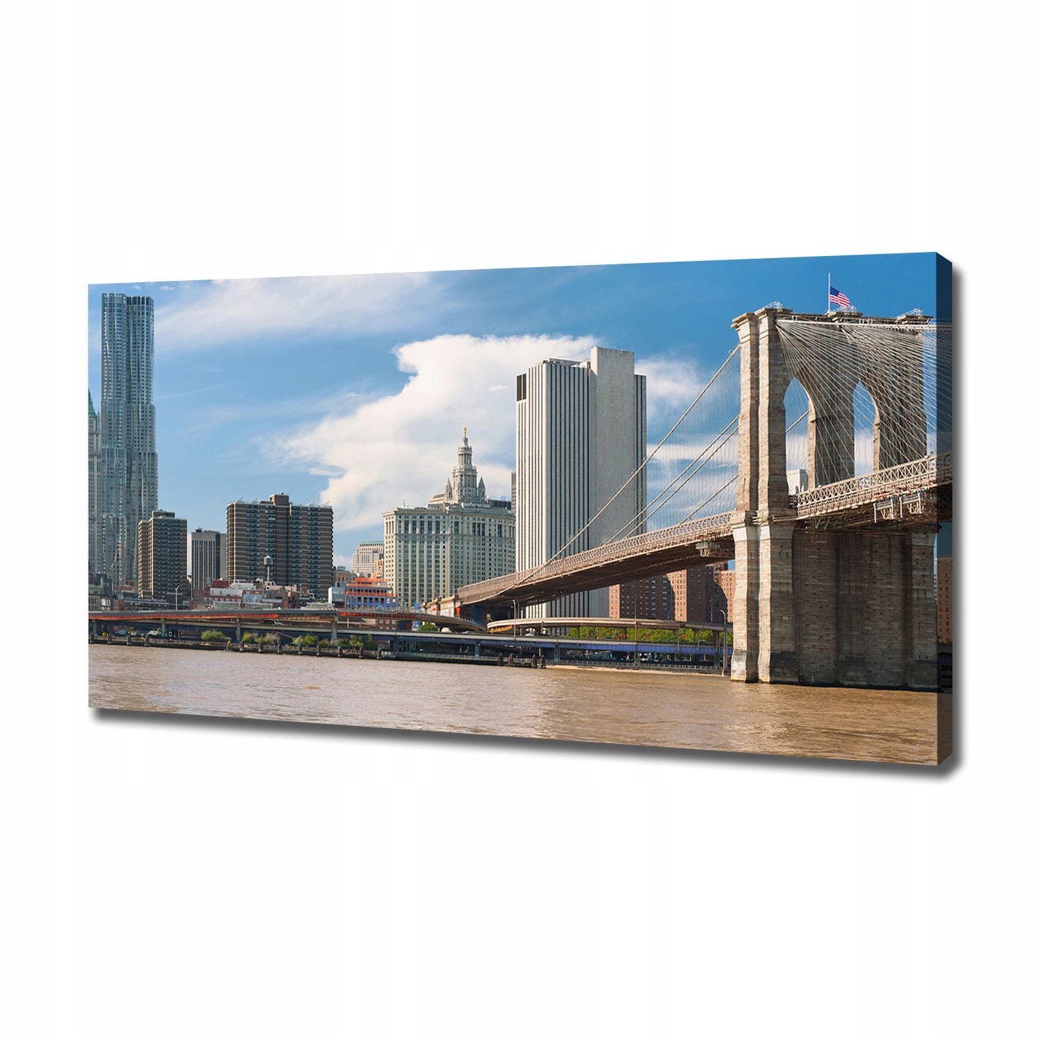 

Foto obraz na płótnie Most Brookliński 120x60 cm