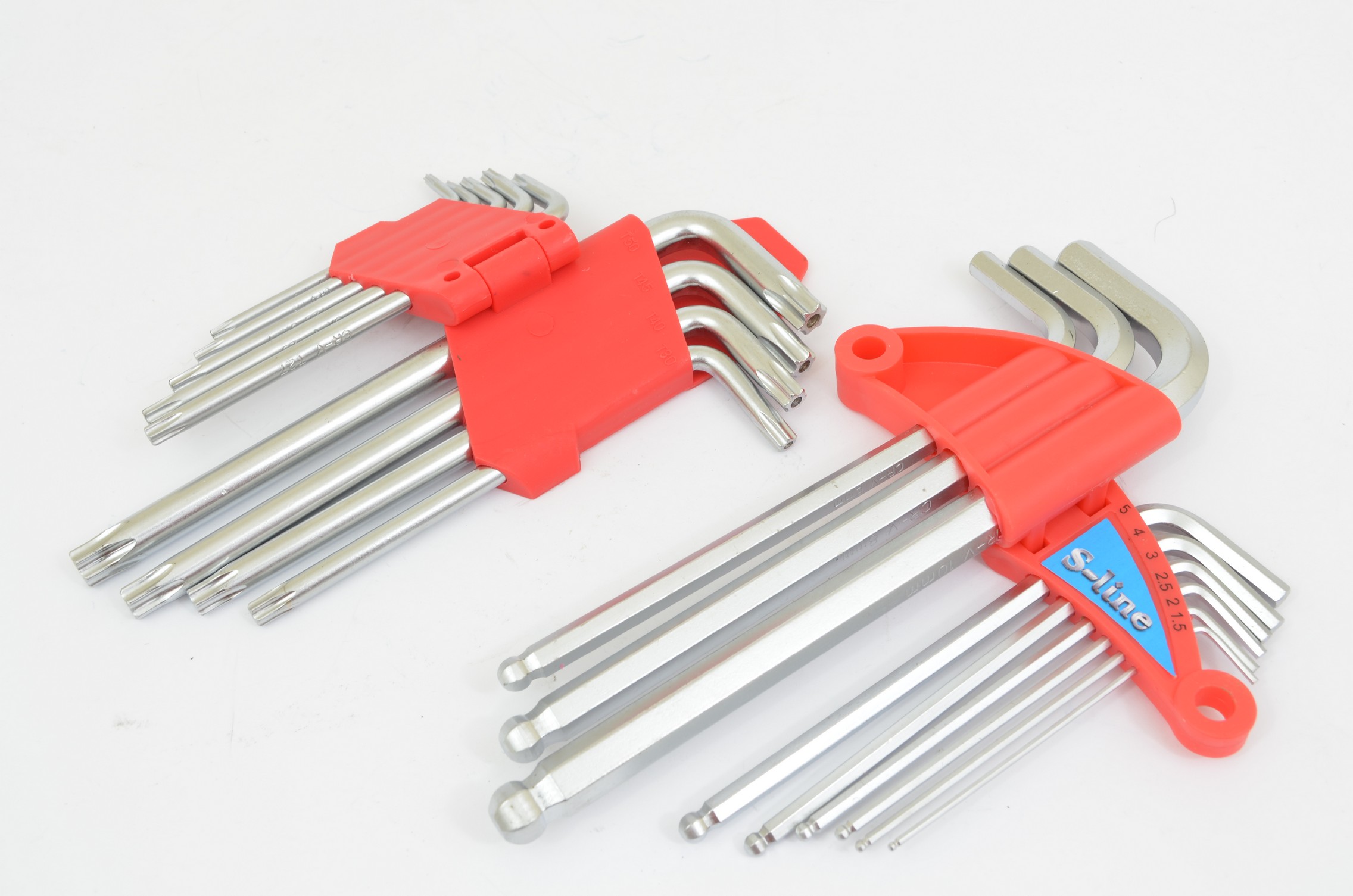 ZESTAW KLUCZY IMBUS + TORX 18el klucze imbusy NOWE Marka S-Line