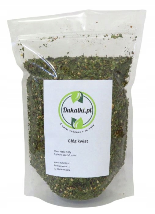 

Głóg, kwiat suszony głogu 500g Polskie zioła