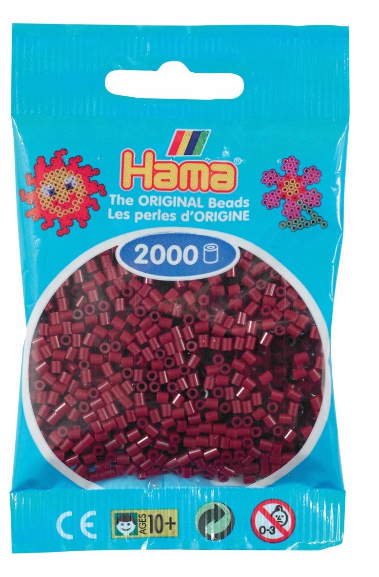 

Koraliki Hama Mini 2000 Sztuk 501-30 Burgundowe