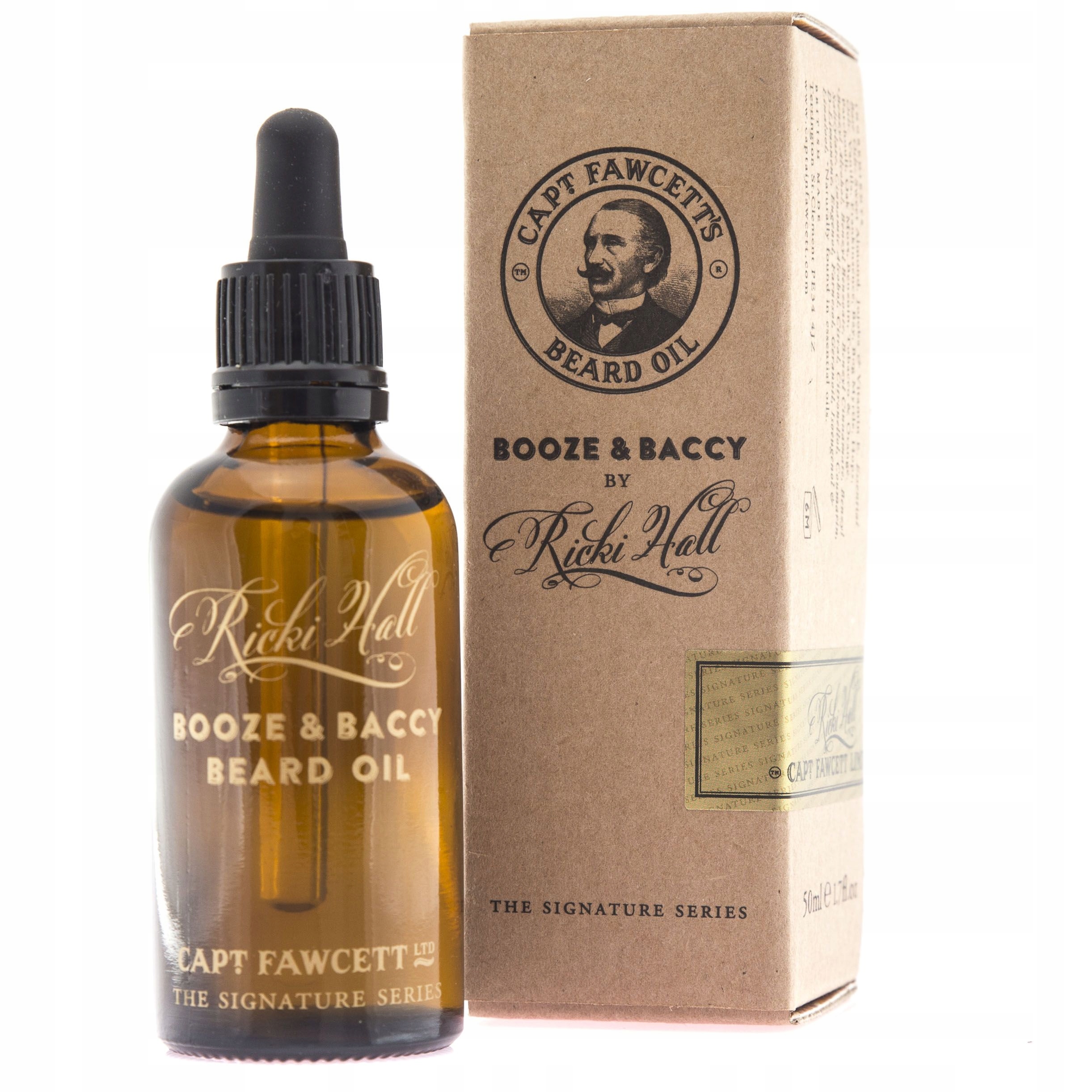 Olej na plnovous Captain Fawcett Ricki Booze & Baccy beard oil 50 ml