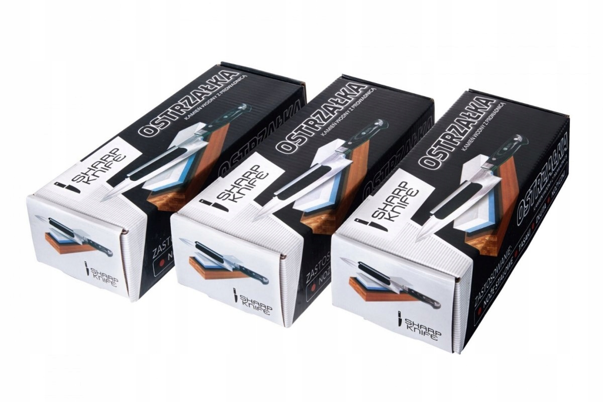 Ostrzałka kamień wodny Sharp Knife 1000/6000+Zesta Marka Sharp Knife