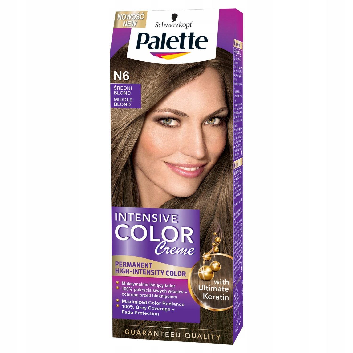 

Palette Farba Do Włosów Średni Blond N6