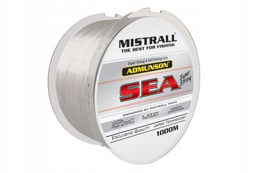 

Żyłka Mistrall Admunson Sea Biała 0,35mm 1000M