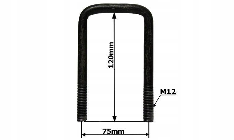 

Jarzmo mocowanie M12 agregat gruber Bomet