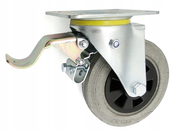fi 160mm KOŁO KÓŁKA TWORZYWOWO GUMOWE HAMULEC