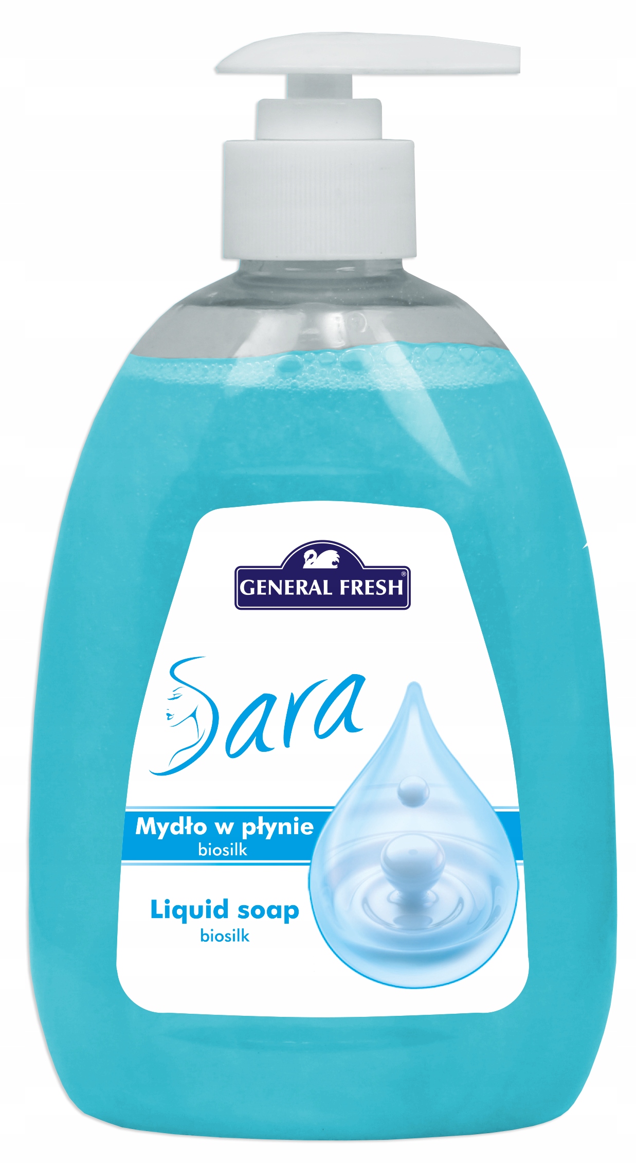 mydło w płynie z dozownikiem 500ml - SARA biosilk — 3