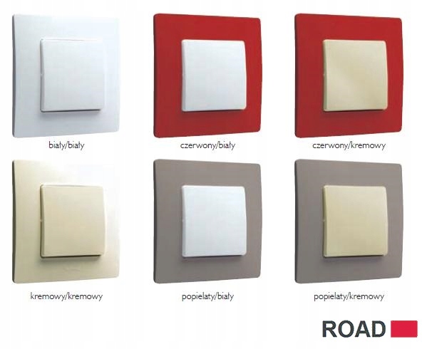 Legrand NILOE Ramka poczwórna czerwona 665024 Rodzaj potrójna