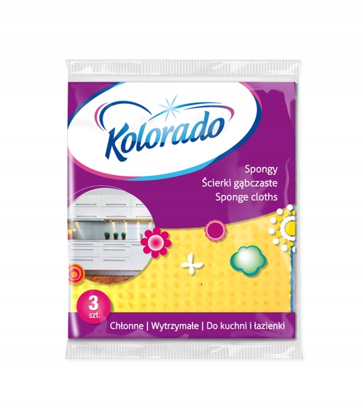 

Ścierki gąbczaste Kolorado 3szt.