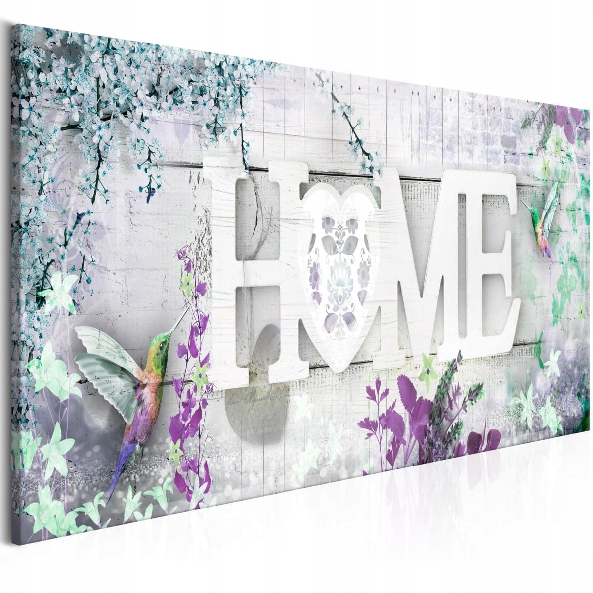 

Obraz - Home i kolibry zielony wąski - 150X50