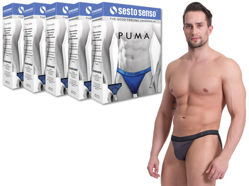 

Męskie slipy sesto senso Puma Tanga 5 sztuk r.M