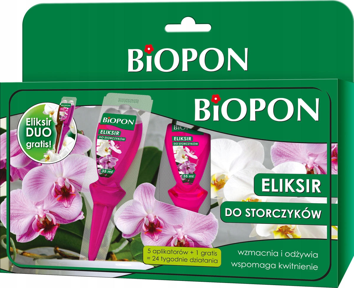

Biopon eliksir Duo do storczyków 5x35ml + 1 gratis