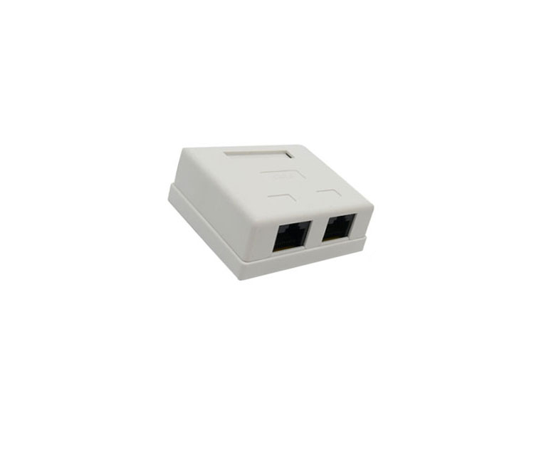 

Gniazdo Sieciowe Natynkowe RJ45 Kat 5E Podwójne