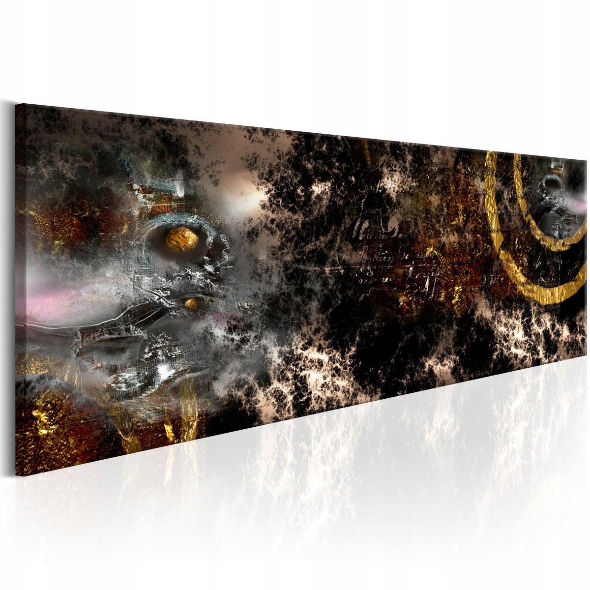 

Obraz - Złota galaktyka - 150X50