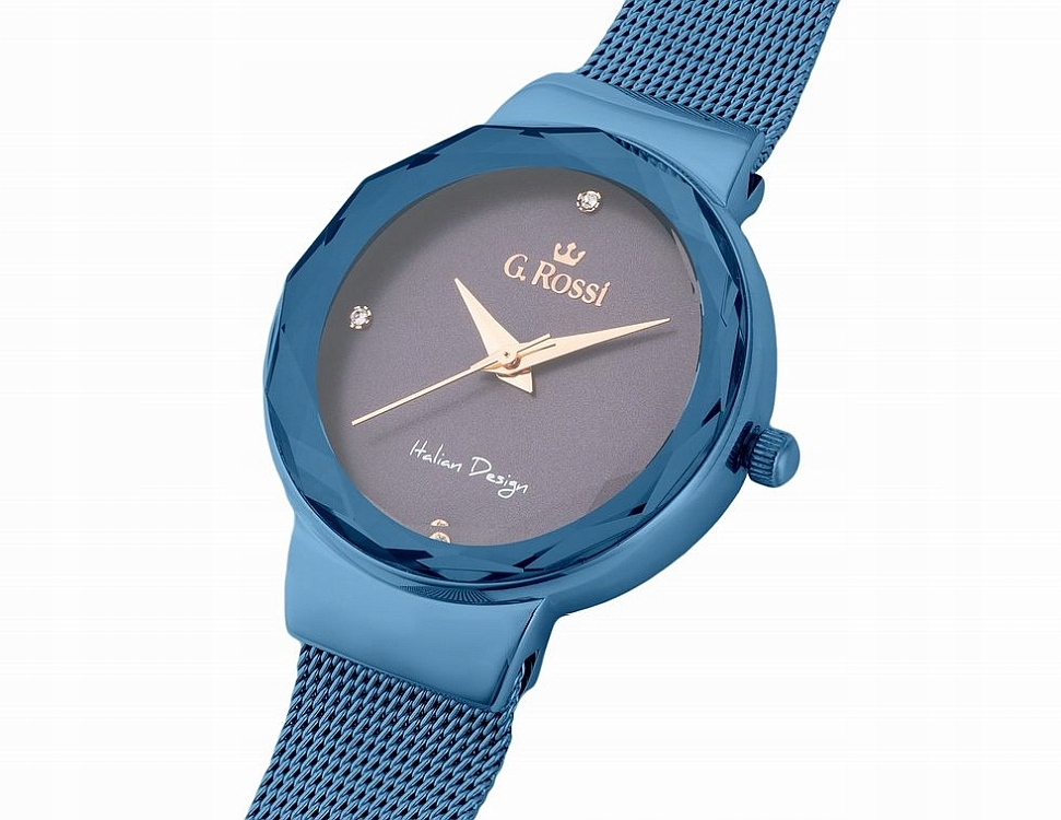 Módní Dámské Hodinky G.rossi G.R11184B-6F3 Blue Gw