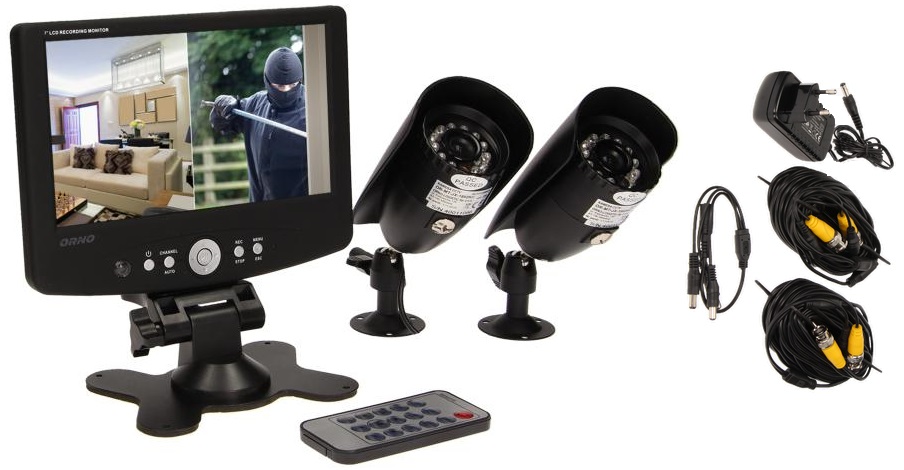 

System Monitoringu 2 Kanałowy Cctv OR-MT-JX-1802