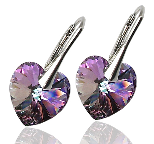 

Swarovski Kolczyki Srebrne Kryształy Vitrail Light