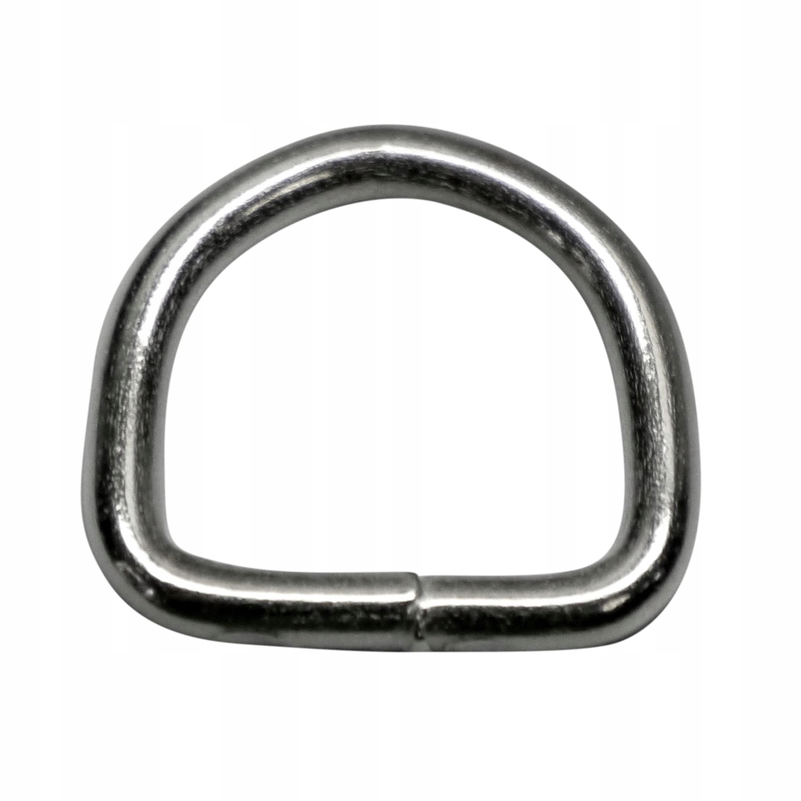 Kovové polokolečko svařované D-Ring 16 mm Nikl Kaletní 100 ks